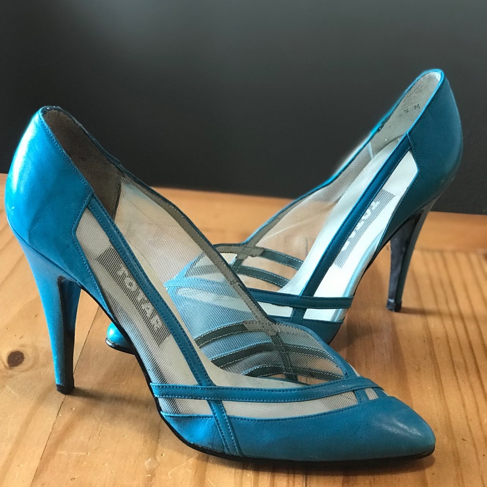 Blue Net Heels